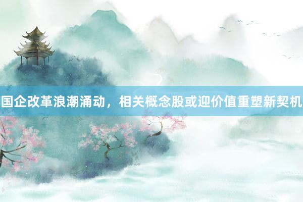 国企改革浪潮涌动，相关概念股或迎价值重塑新契机